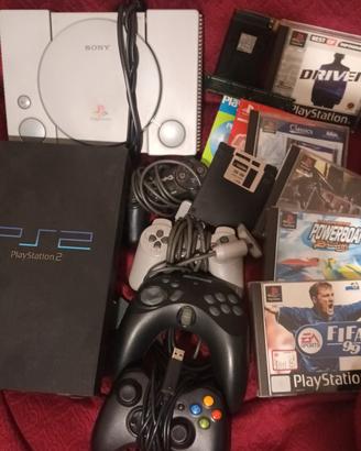 Lotto Playstation 1 e 2 e altri ogetti relativi