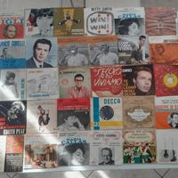 Lotto 40 Vinili 45 Giri + Valigetta Callas Piaf