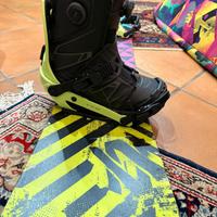 Scarponi Salomon 43,5 attacchi snow Snowboard