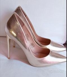 Scarpe décolleté oro