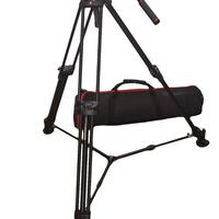 Treppiede Manfrotto 546BK e Testa Fluida 504HD