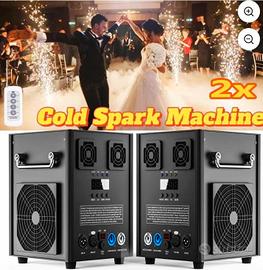 2 * due macchine scintille dj animazione sala