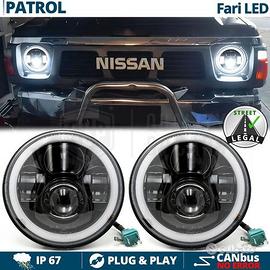 FARI Anteriori LED per NISSAN PATROL GR Angel Eyes