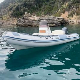 Gommone lomac + carrello stradale