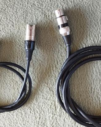 Cavi connesioni audio.