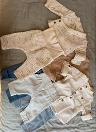 Lotto Abbigliamento Neonato 0-6 mesi- 85 pezzi