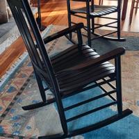 Coppia sedie a Dondolo