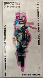 Swatch brochure/depliant chrono 1991