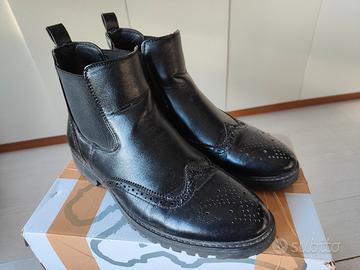 scarpe stivali uomo eleganti formali elasticizzati