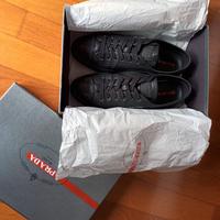 Scarpe Sneakers Prada Donna Aviator Nero 38.5