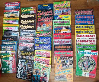 Lotto di 87 album di figurine calciatori Panini