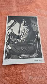 Cartolina LUCE Serie 1547 – Aviatore in cabina 