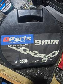 catene da neve 9 mm nuove mai usate