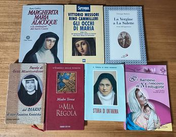 Lotto 7 libri religiosi/spiritualità cattolica