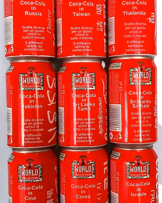 Lattine Coca Cola "WORLD COLLECTION" (#6)