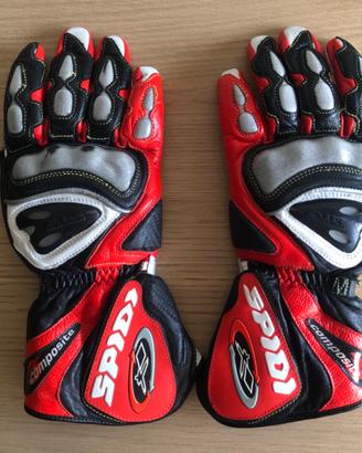Guanti moto racing in pelle e kevlar Spidi