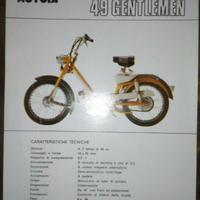 Brochure moto MOTOBI BENELLI e BENELLI 125BX