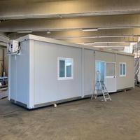 MONOBLOCCO COIBENTATO PREFABBRICATO 10X2,5 M BOX