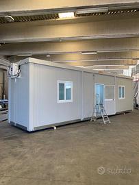 MONOBLOCCO COIBENTATO PREFABBRICATO 10X2,5 M BOX