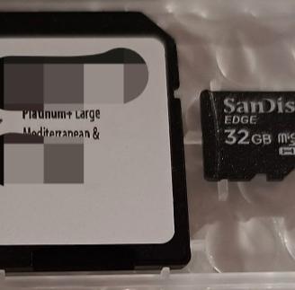 scheda MicroSD 32gb con Navionics  Platinum plus 