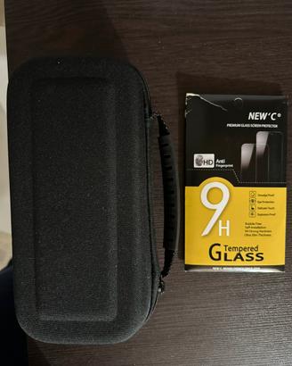 Custodia da viaggio Nintendo Switch e vetro protet