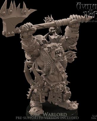 Miniatura orco trionfante Warhammer