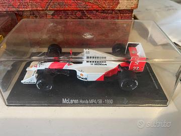 4 MODELLI FORMULA 1 1:43 – ANNI ’80/’90 – CON TECA