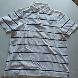 Polo Marina Militare bianca e blu.