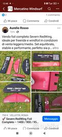 🚀 Severn RedWing Foil Completo – 1400 / 900 / 950