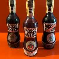 Set tre bottigliette mignon Rosso Antico anni ‘70