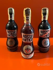 Set tre bottigliette mignon Rosso Antico anni ‘70