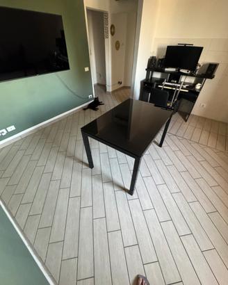 Tavolo nero 120x80 allungabile