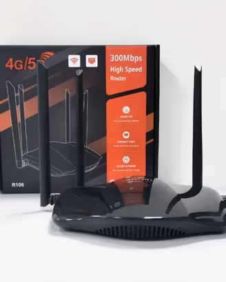 Router Wireless 4G/5G LTE 300Mbps – Modello R106-E