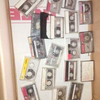 Lotto di Musicassette registrate, TDK, Sony, etc