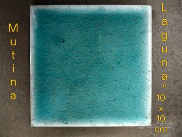 Mutina,1mq,piastrelle col."Laguna"effetto craquelé