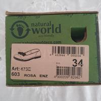 Scarpe Bimba TG 34 Natural World