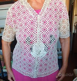 ELEGANTE GIACCA/CARDIGAN PIZZO
