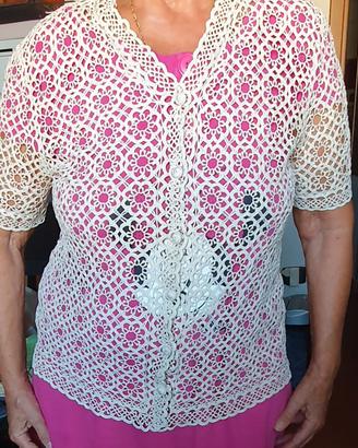ELEGANTE GIACCA/CARDIGAN PIZZO