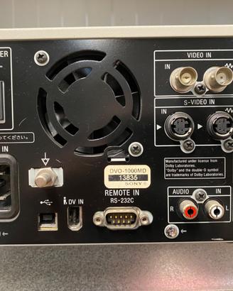 DVD Recorder Sony DVO-1000MD