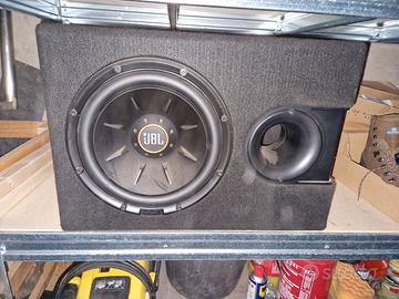 SUBOOWFER JBL AUTO  AMPLIFICATORE SONY CAVI