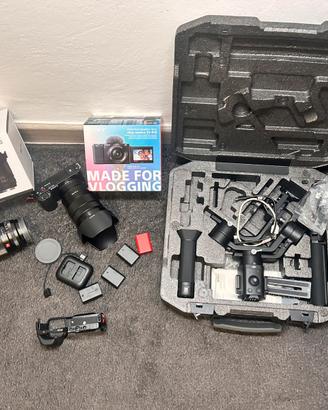 Sony ZV-E10 + Obiettivi + Gimbal + Accessori