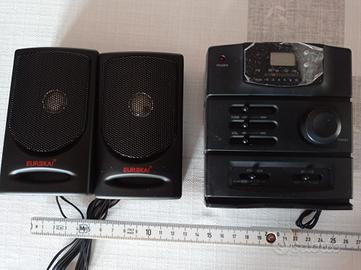 MINI SISTEMA EUREKA! RADIO STEREO OROLOGIO