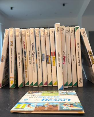 Lotto 16 giochi Nintendo Wii (anche separatamente)