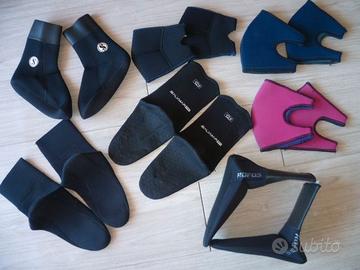 Pesca sub apnea calzari e ginocchiere