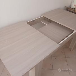 Tavolo da cucina/sala allungabile legno chiaro