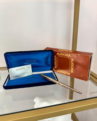 Penna a sfera aurora in argento 925 box e papers