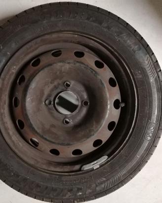 Ruota di scorta Peugeot 206 completa