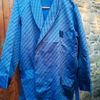 Vestaglia uomo raso azzurra M