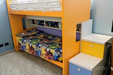 letto a castello scorrevole