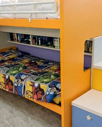 letto a castello scorrevole